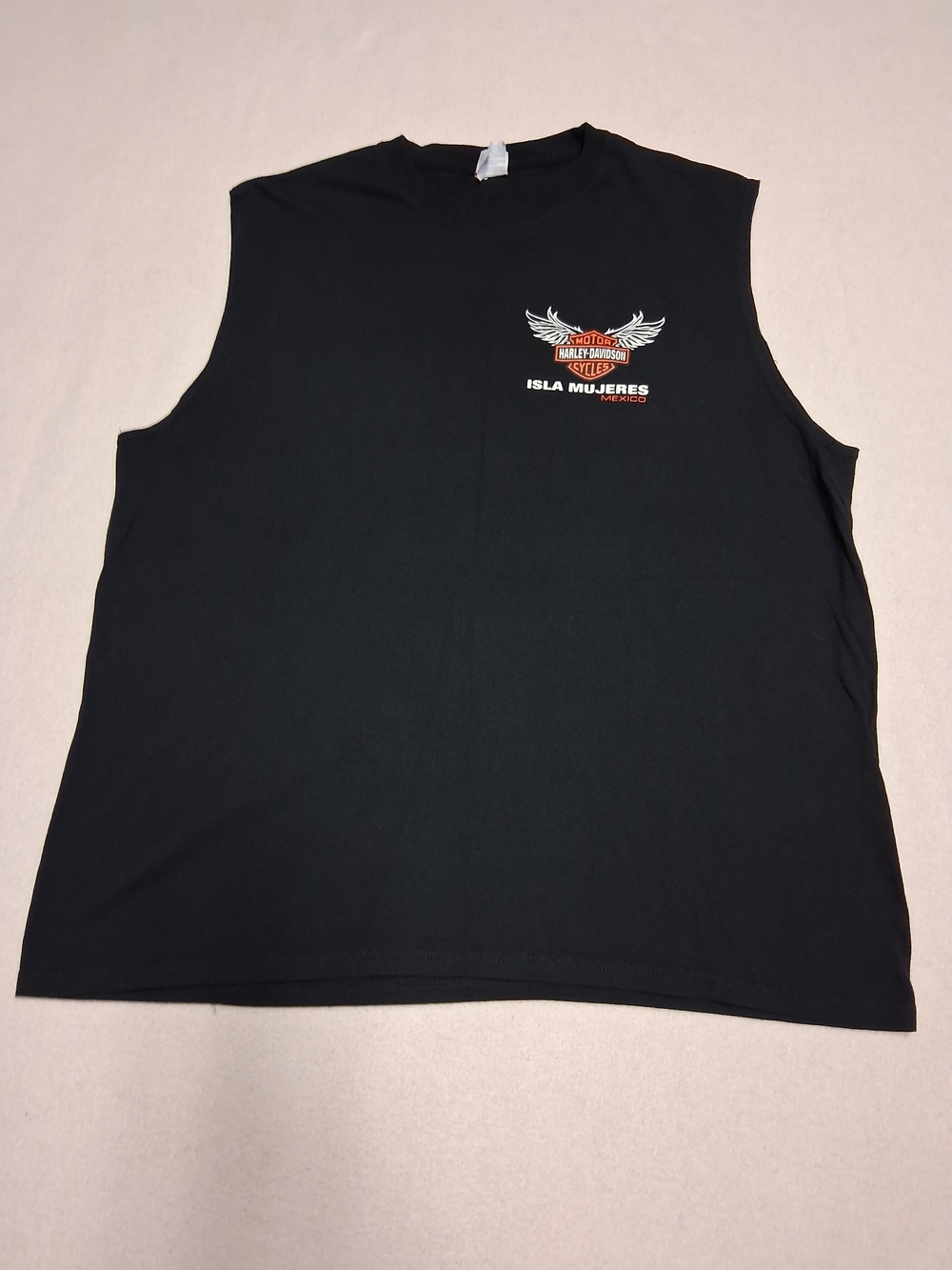 Harley-Davidson Isla Mujeres Black Sleeveless Men's Tee